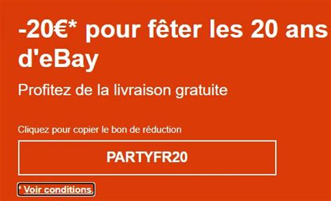 bon de réduction ebay 2021.